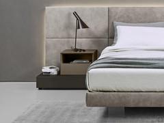 Footboard for California bed with bedside table, available in product data sheet