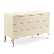 Ghirigori dresser with silver leaf feet by Cantori