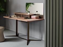 Walnut and metal dressing table cabinet Nelson by Bonaldo