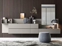 Mason modular throat storage units to create original and fully customizable sleeping area storage