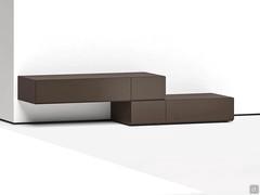 Mason modular storage units with throat - Composition with two drawers