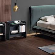 Parentesi upholstered open side table by Bonaldo