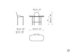 Marble dressing table cabinet Asia - dimensions