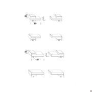 California Drawers - Models and measurements available of sectional drawers