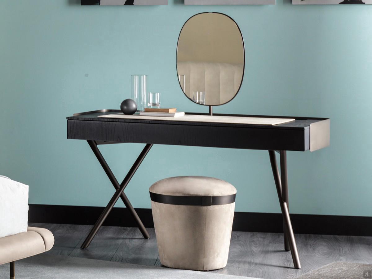 Luis by Cantori in a dressing table version ideal for makeup - leatherette or leather mat