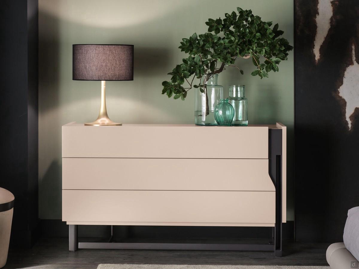 Chest of drawers with 3 drawers for sleeping area Mirage by Cantori