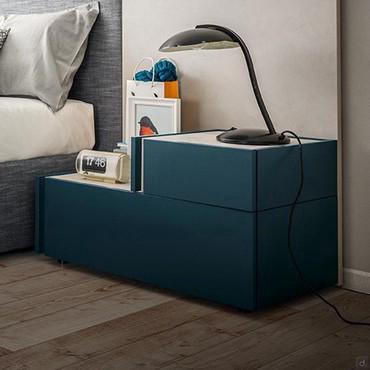 Cleveland two-tone bedside table