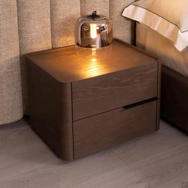 Nightstand Libra with rounded frame