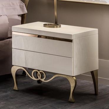 Bedside table with drawers and feet J'Adore by Cantori