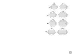 Shield Young extendable table - Table seats scheme