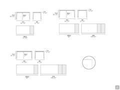 Jake extending table with wooden top - measurements and rounded edges of 1 mm