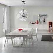 Paros table with central extension leaf (finish not available)