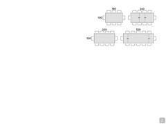 Paros table - Table seats scheme