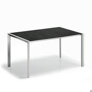 Pedro table by Cattelan: oxide grey laminate top