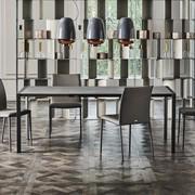 Pedro extending table by Cattelan with laminate top and extensions in the same finish