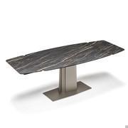 Duffy table with Keramik stone top - open