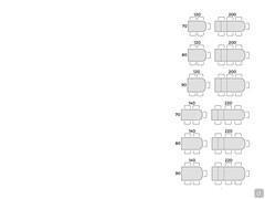 Dant peninsula table - Table seats scheme