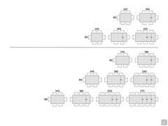 Albert table - Table seats scheme