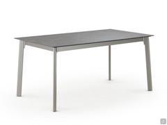 Basil extending dining table, rectangular top suitable for 6 people 