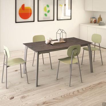 Basil modern rectangular extending table