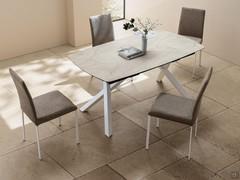 Ludwig dining room table, also available in a compact 160 cm version but extendable up to 240 cm