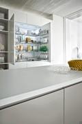 Pantry with pull-out shelves for maximum organization and convenience