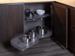 "Lemans" pull out shelf on a corner base unit