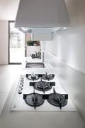 Detail of appliances with white aesthetics