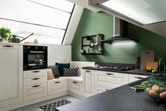 Classic white kitchen Twenty 01 with vintage anthracite appliances