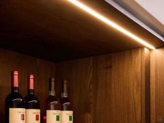 Built-in lighting in the Plan Loto 01 lighting column