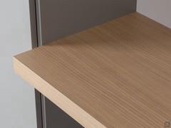 Functional light oak veneer desk