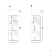 "Next" cabinet for the hall - model and measurements