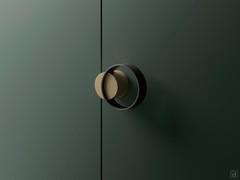 Detail of the Ring handle, one of the models available for the Focus Wide wardrobe doors