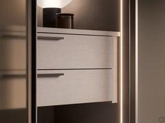 Drawer cabinets with up to two drawers can also have suspended positioning