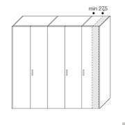 Pacific wardrobes custom measurements - Minimum width for the custom linear module