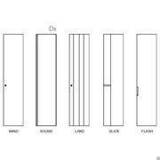 The five models of doors matchable to the wardrobe with bevelled terminal Player