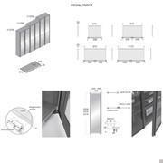 Pacific shoe-closet wardrobe - Technical specifications and measurements for the VIRGINIA door