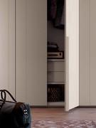 Neptune Lounge modular wardrobe with folding doors, also available with 1 or 2 hinged door modules