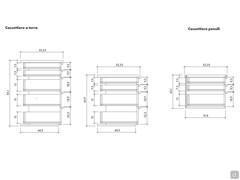 Floor placement and suspended drawers - structure and measurements