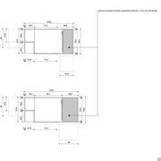 Wide dressing unit with external + internal open compartments: specific measurements