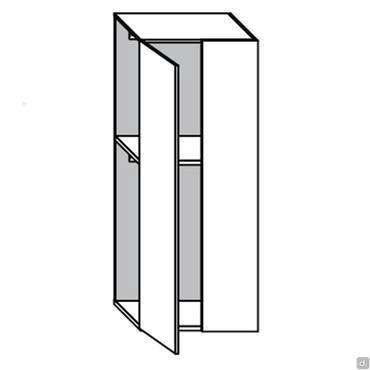 Blind terminal for Wide hinged cabinets