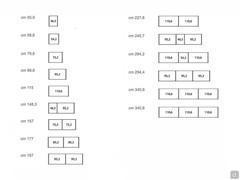 Available compositions for Focus Wide wardrobe, 2 to 6 doors