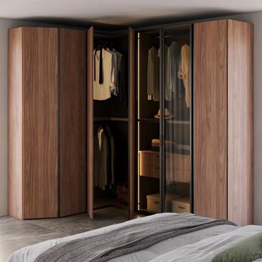 Modern Wide Corner Wardrobe