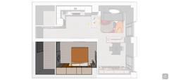 Proyecto 3D Dormitorio - Planta