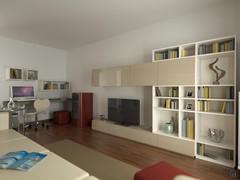 Progettazione 3D Soggiorno/Salotto - render