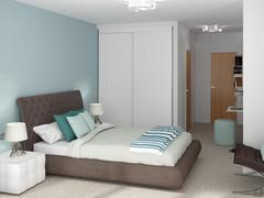 Progettazione 3D Camera da Letto - render