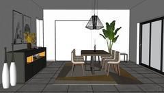 3D Living Room/Living Room Design - view 2