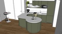 3D kitchen project - view 