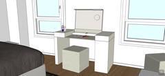 3D Bedroom Design - mobile dressing table view