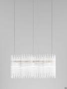 Diadema rectangular wavy pendant lamp (cm 97 x 29 h.48)